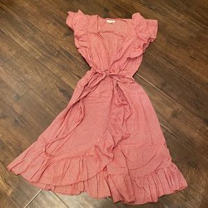 Max Studio faux wrap dress